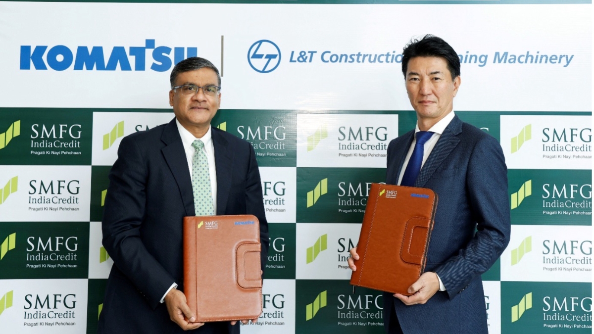 Komatsu and SMFG India Credit Co. Ltd. Launch Finance Scheme to Empower First-Time Machine Buyers and Small Fleet Owners-TBT