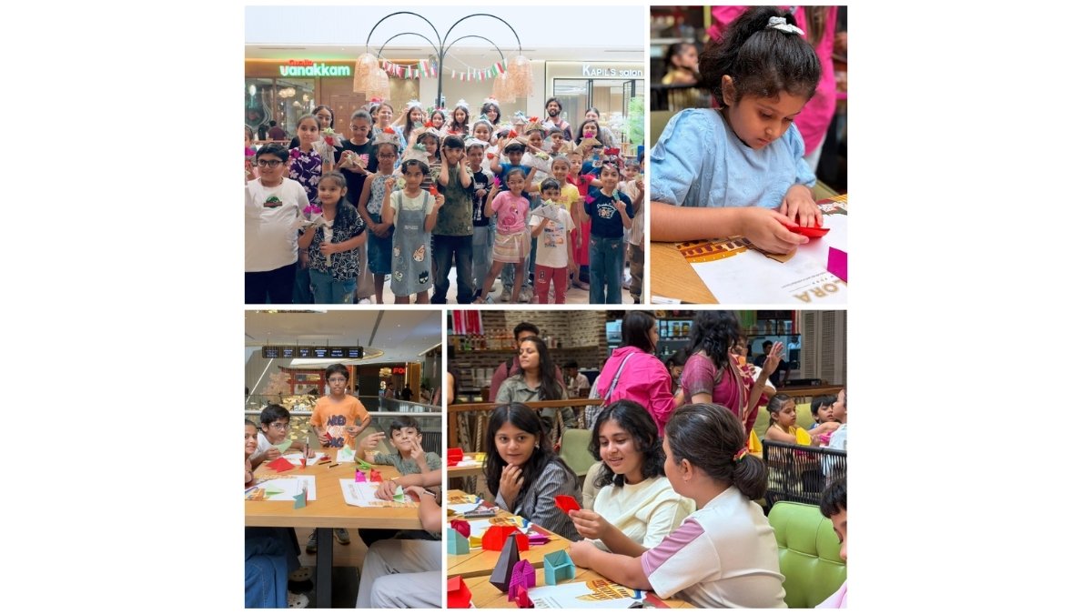 One Paper, Endless Possibilities: Children Discover the Art of Origami at Palladium Ahmedabad Palladium -TBT