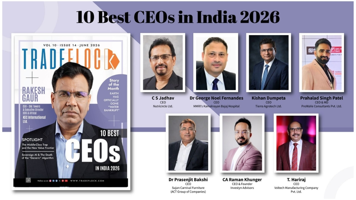 10 Best CEOs in India 2026 Officially Announced By TradeFlock Magazine tradeflocks-TBT