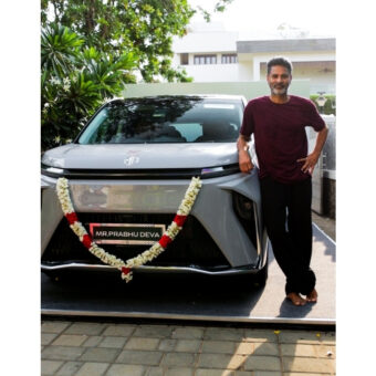 Prabhu Deva Welcomes the MG M9 - Presidential Limousine by MG SELECT-PNn
