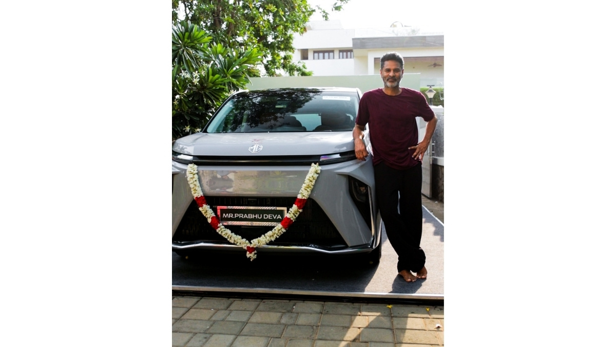 Prabhu Deva Welcomes the MG M9 – Presidential Limousine by MG SELECT Prabhu Deva Welcomes the MG M9 - Presidential Limousine by MG SELECT-PNn
