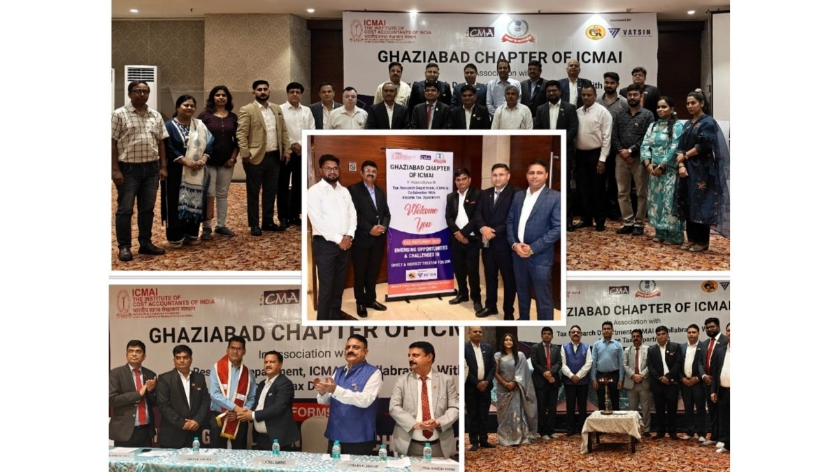 ICMAI Ghaziabad Chapter Hosts Seminar on 2026 Tax Reforms; TRD Committee Completes 22 Nationwide Programmes ICMAI-PNn