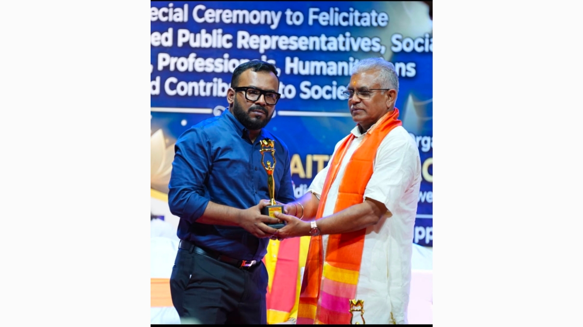 Honorable Cabinet Minister Shri Dilip Ghosh Felicitates Recruitment Mantra at International Buddha Peace Award 2026-TBT