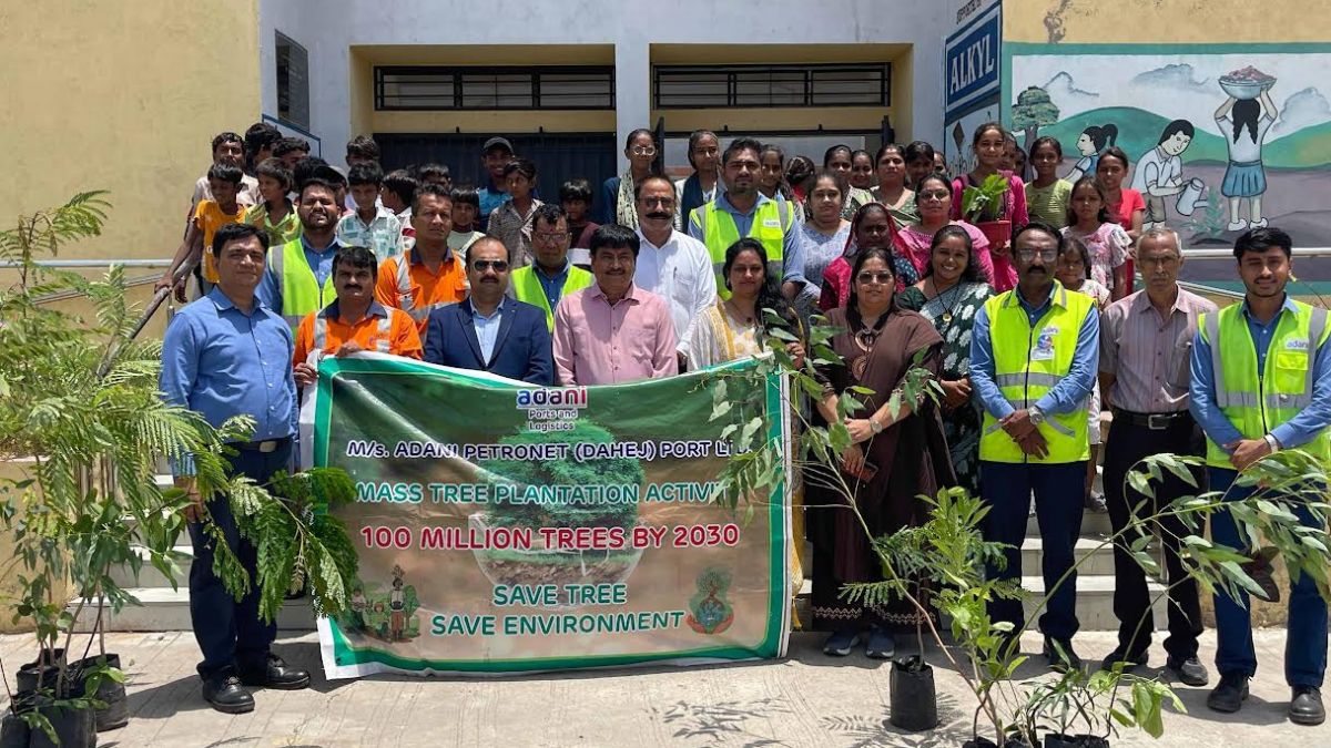 Adani Foundation World Environment Day Dahej, the blunt times
