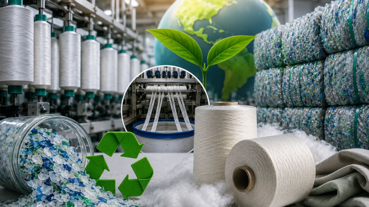 Recycled polyester fibre in Indian textile industry, the blunt times