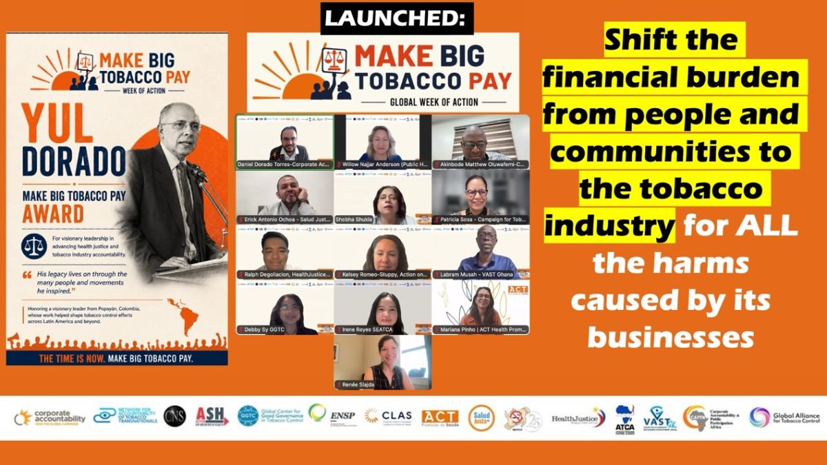 Make Big Tobacco Pay Campaign, the blunt times