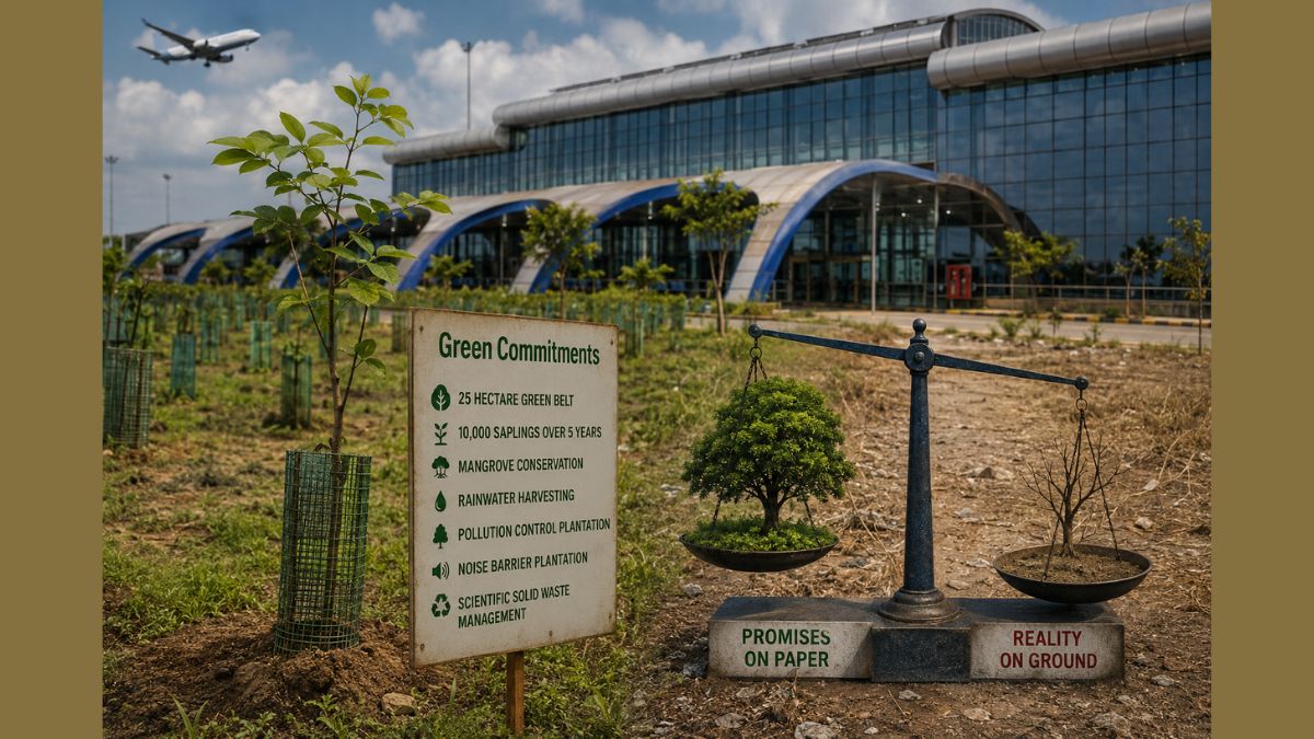 Surat Airport green belt development, the blunt times