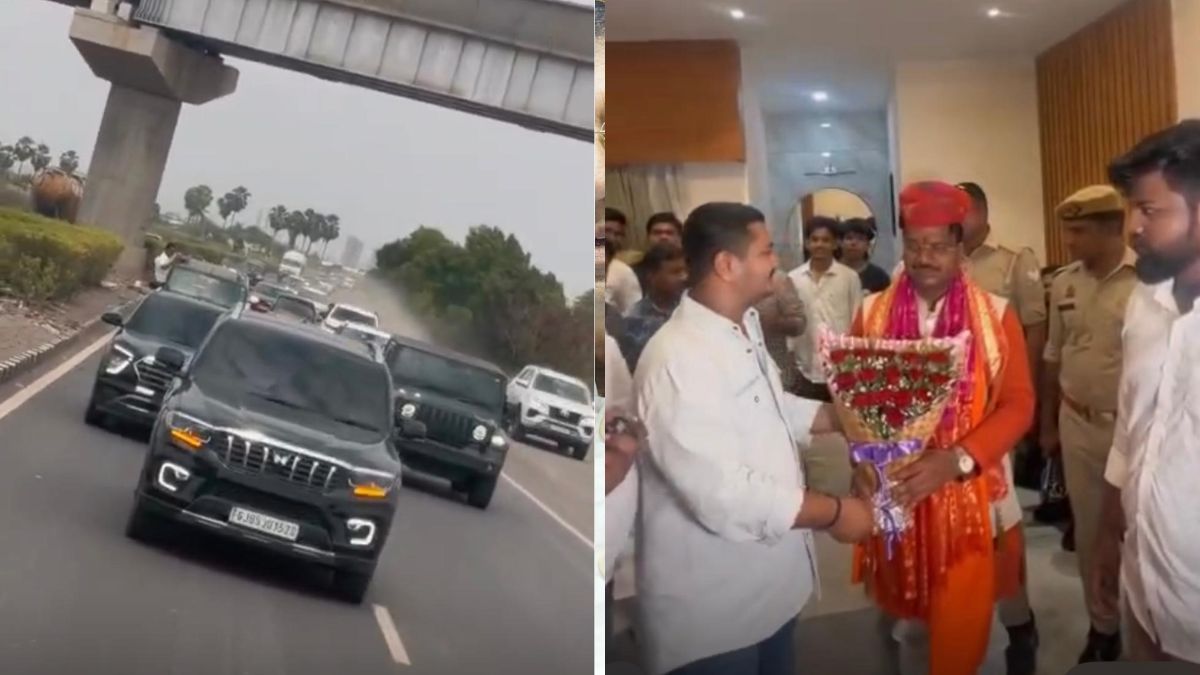 Surat car rally controversy UP MLA, the blunt times
