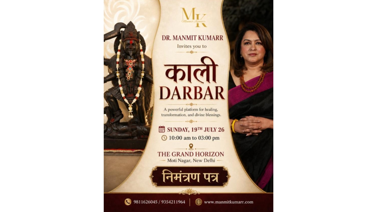 India’s First Lady Tantra Guru, Dr. Manmit Kumarr, Awakens Shakti Consciousness at Historic Kali Darbar 2026 India's First Lady Tantra Guru, Dr. Manmit Kumarr, Awakens Shakti Consciousness at Historic Kali Darbar 2026-TBT