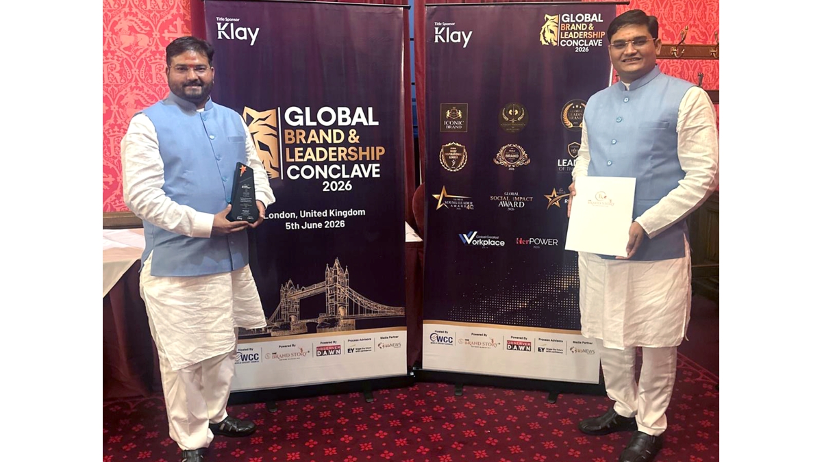 Acharya Bhavinbhai Pandya and Acharya Mananbhai Pandya Honoured with the Global Leader of the Year 2026 Award at the House of Lords, London-TBT