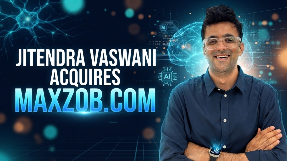 Jitendra Vaswani Acquires Maxzob.com Content Marketing Agency Maxzob, Expanding His Fast-Growing AI Agency Portfolio-TBT
