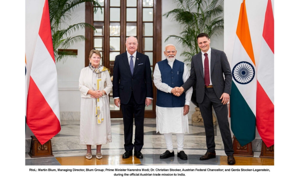 Blum Reflects on Historic India Mission and Martin Blum’s Meeting with Prime Minister Narendra Modi-PNn