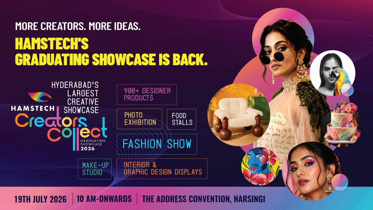 Hamstech to Host Hyderabad’s Largest Creative Showcase Featuring 900+ Graduating Creators Hamstech