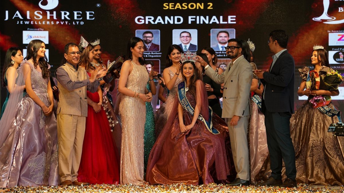 Rishika Chaudhary Crowned as Beauty Quest Bharat Season 2 Grand Finale Lights Up Jaipur Rishika Chaudhary