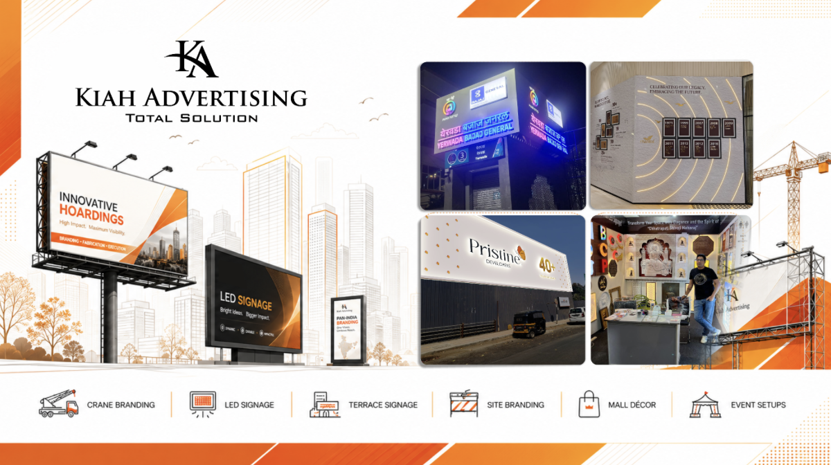 Kiah Advertising: 360-Degree Customised Solutions for All Your Branding Needs