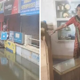 Ahmedabad flood crisis, the blunt times