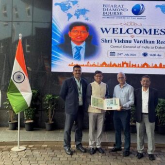 Vishnu Vardhan Reddy Bharat Diamond Bourse, the blunt times