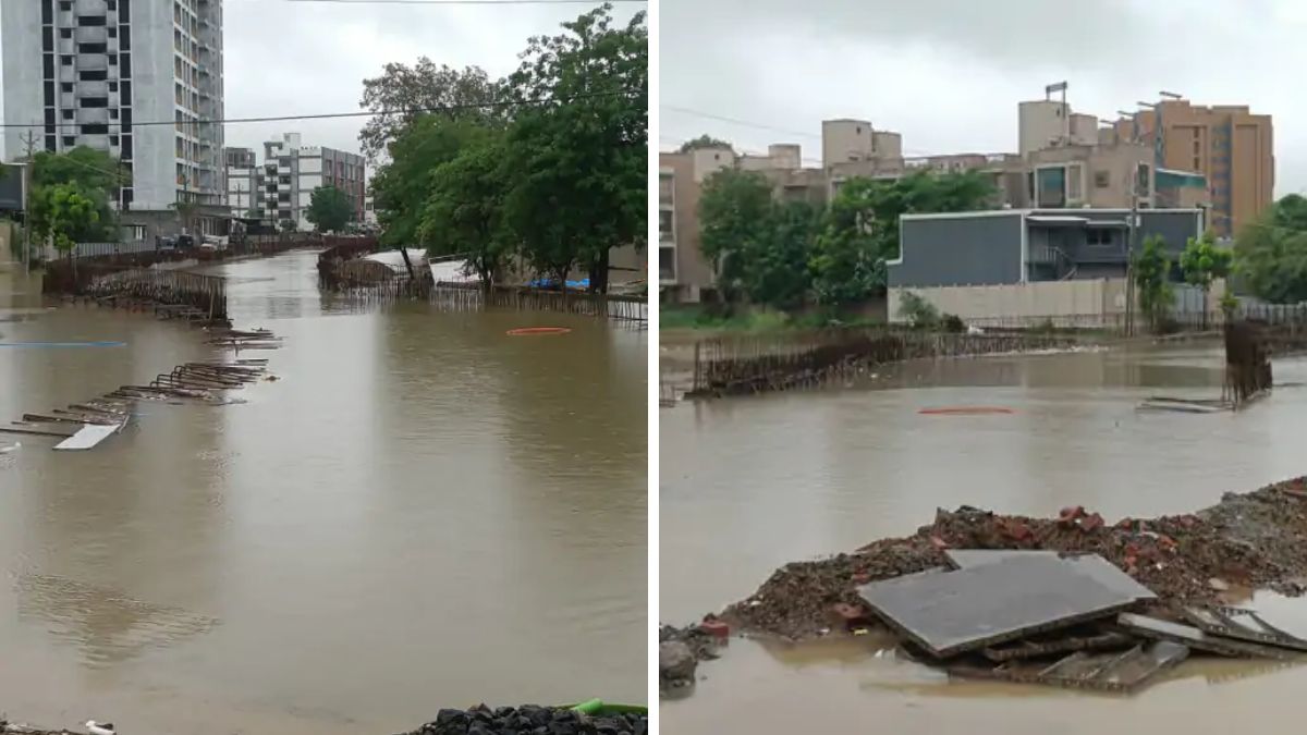 Gujarat rain update, the blunt times