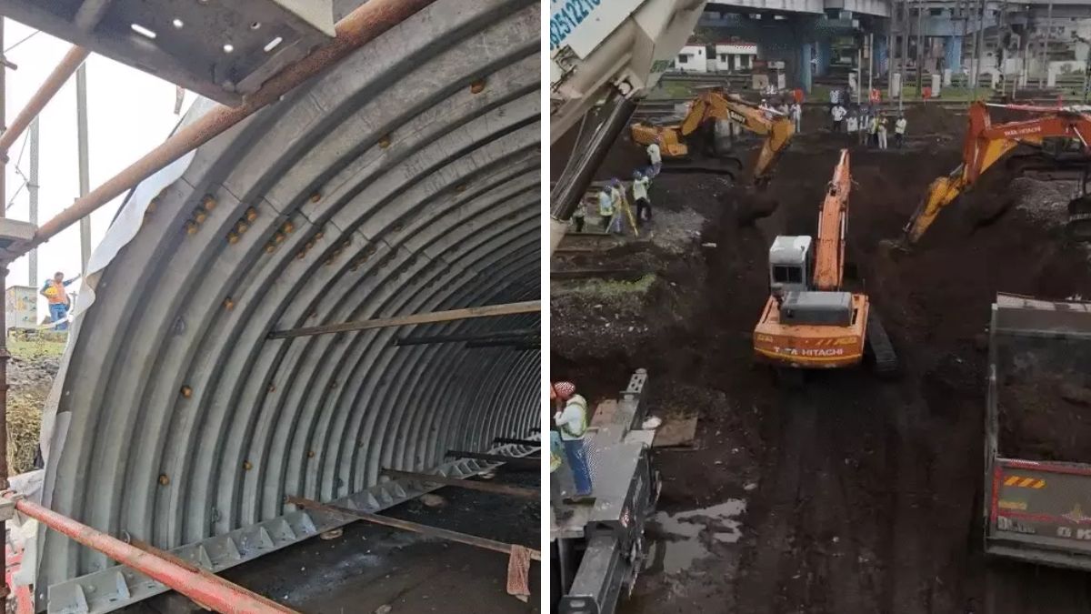 India’s first steel underpass at Udhna station, the blunt times
