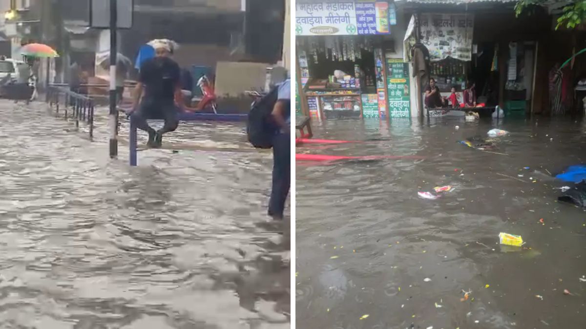 Surat Battles Flood-Like Crisis as Red Alert Rain Claims Two Lives, Thousands Evacuated Surat heavy rain, the blunt times
