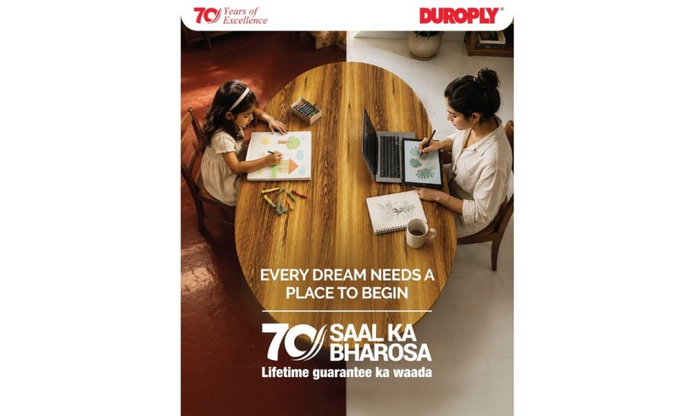 Duroply Enters 70th Year with Strong Revenue Momentum, Reinforces Long-Term Growth Focus-TBT