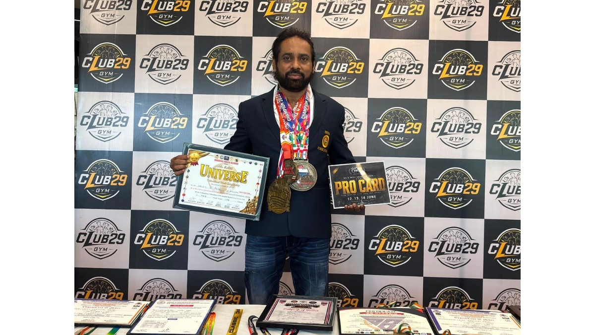 Ahmedabad’s Lalit Patel wins three gold medals at World Powerlifting Championships in Bangkok, two golds in bodybuilding-TBT