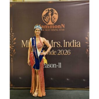 Trupti Kamath Crowned Glamm onn Mrs India Worldwide Elite Title Winner 2026 Inspires Women to Believe That Dreams Have No Expiry Date-TBT