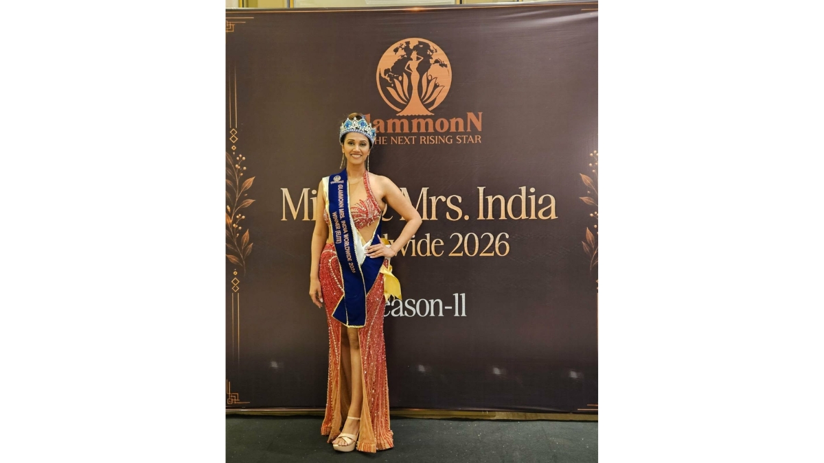 Trupti Kamath Crowned Glamm onn Mrs India Worldwide Elite Title Winner 2026 Inspires Women to Believe That Dreams Have No Expiry Date Trupti Kamath Crowned Glamm onn Mrs India Worldwide Elite Title Winner 2026 Inspires Women to Believe That Dreams Have No Expiry Date-TBT