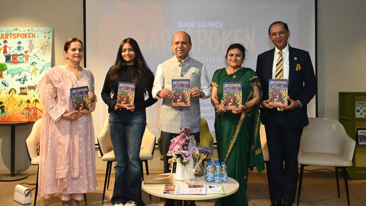 Young Artist and Author Mehr Dhawan Launches Her Book ‘ARTSPOKEN’-TBT