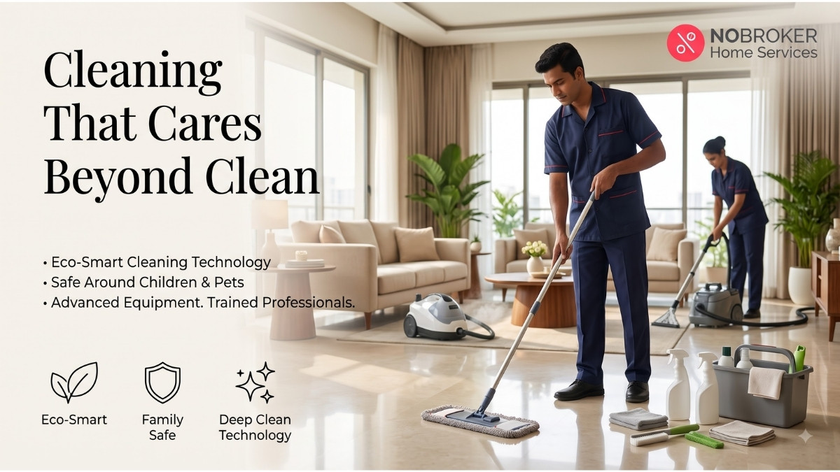 NoBroker Launches India's First Eco-Smart Home Cleaning Service with Odourless, Non-Corrosive and Family-Safe Solutions