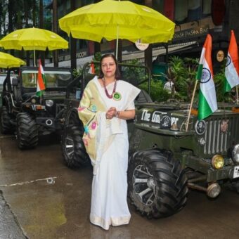 Nidarshana Gowani Leads Tiranga Rally, Celebrating the Spirit of Patriotism and Unity