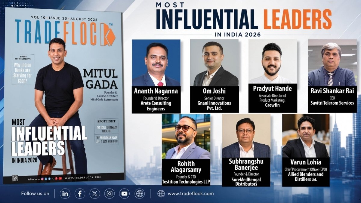 TradeFlock Reveals Most Influential Leaders in India 2026 TradeFlock Reveals Most Influential Leaders in India 2026