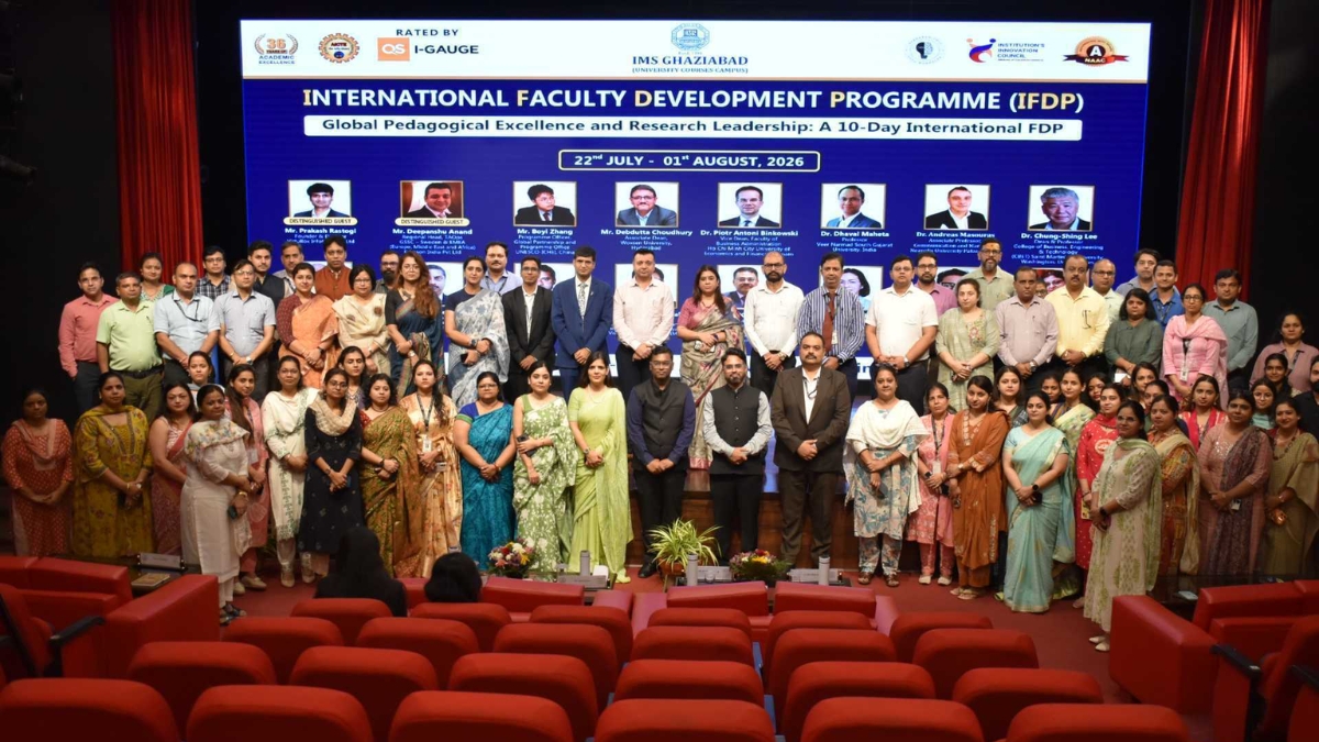IMS Ghaziabad (University Courses Campus) Concludes 10-Day International FDP on Global Pedagogical Excellence and Research Leadership IMS Ghaziabad