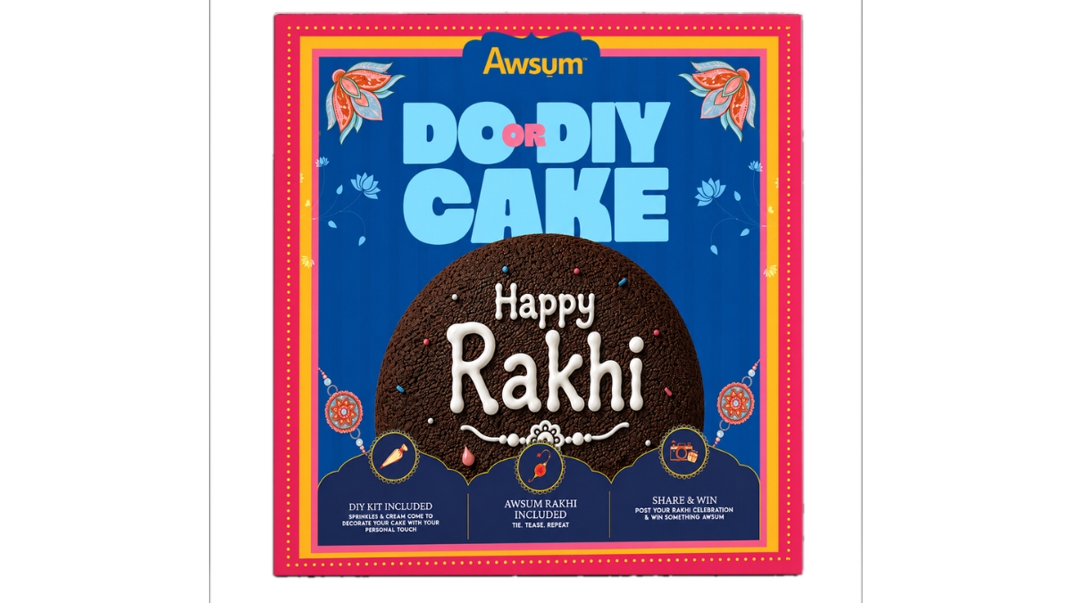 Awsum launches Rakhi Special DO or DIY Cake: Which you decorate, write on—and roast your sibling with Awsum
