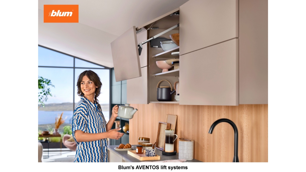 How Blum AVENTOS Lift Systems Offer Greater Freedom Than Hinged Wall Cabinets-TBT