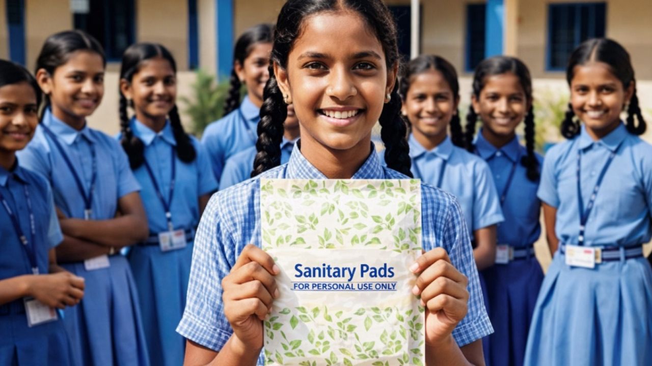 Gujarat to Give Free Sanitary Pads to 10 Lakh Schoolgirls Gujarat free sanitary napkins for schoolgirls, the blunt times