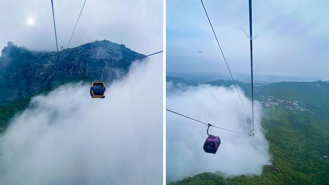 Gujarat ropeway pilgrimage tourism, the blunt times