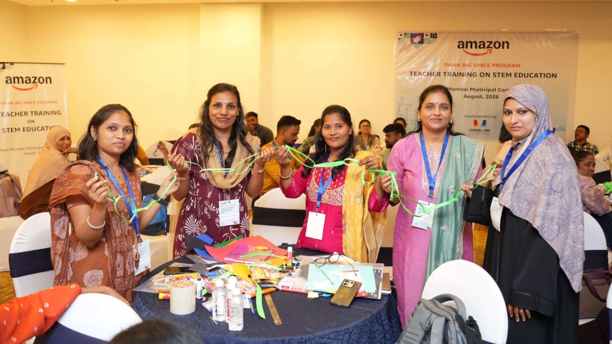 Amazon Think Big Space and LLF Train 140+ NMMC Teachers in Experiential STEM Learning-TBT