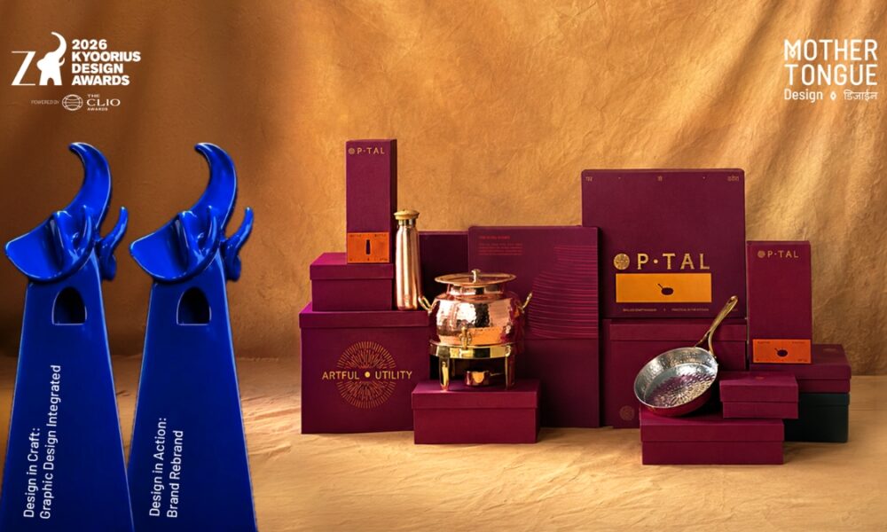 Mother Tongue Design Wins Two Blue Elephants at the 2026 Kyoorius Design Awards for P•TAL's Rebrand-TBT