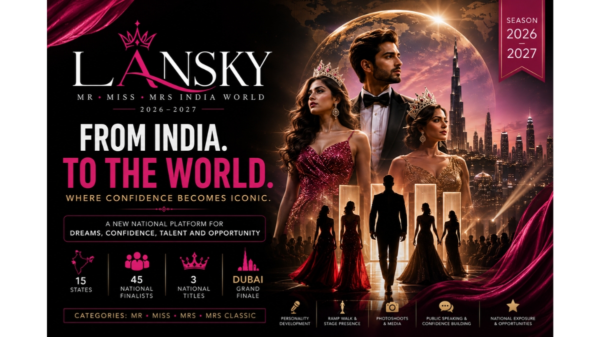 Lansky Mr Miss Mrs India World 2026–27 Launches Nationwide Talent Hunt to Take Indian Talent Global-TBT