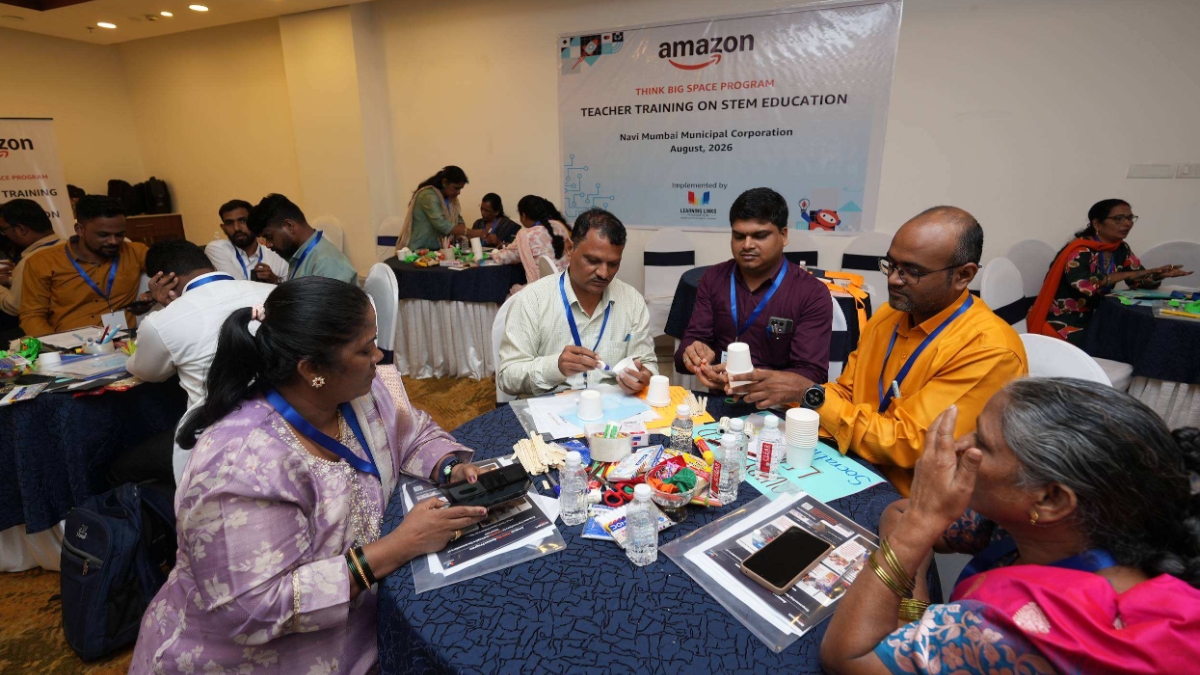 Amazon Think Big Space and LLF Train 140+ NMMC Teachers in Experiential STEM Learning-TBT