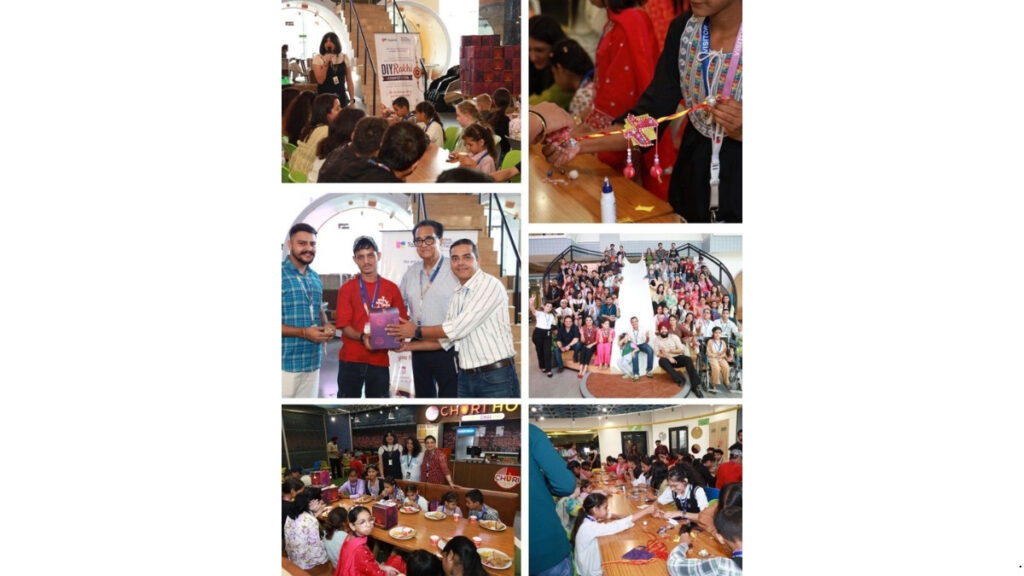 The celebration brought together 34 children from the National Association for the Blind (NAB) and TaskUs employee volunteers for an afternoon of creativity, connection and festive cheer