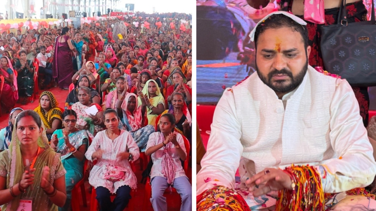 Unnao: Nearly 1 Lakh Women Gather to Tie Rakhi to Pushpendra Pratap Singh in Bhagwantnagar Pushpendra Pratap Singh