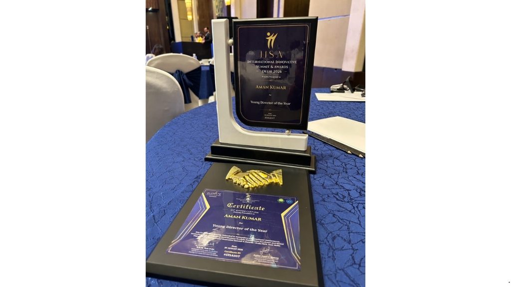 Aman Kumar Wins ‘Young Director of the Year’ for Healthcare Education Contribution Aman Kumar Wins ‘Young Director of the Year’ for Healthcare Education Contribution