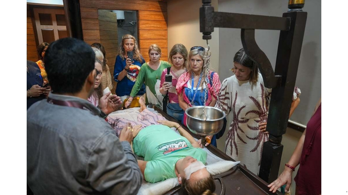Parul University Welcomes 24 Ayurveda Practitioners From Poland for Panchakarma Programs