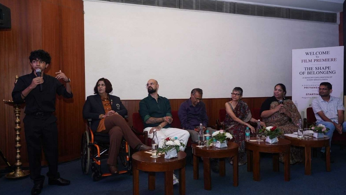 Class 12 Student Priyansh Sinha Explores the Future of Inclusive Spaces Through The Shape of Belonging