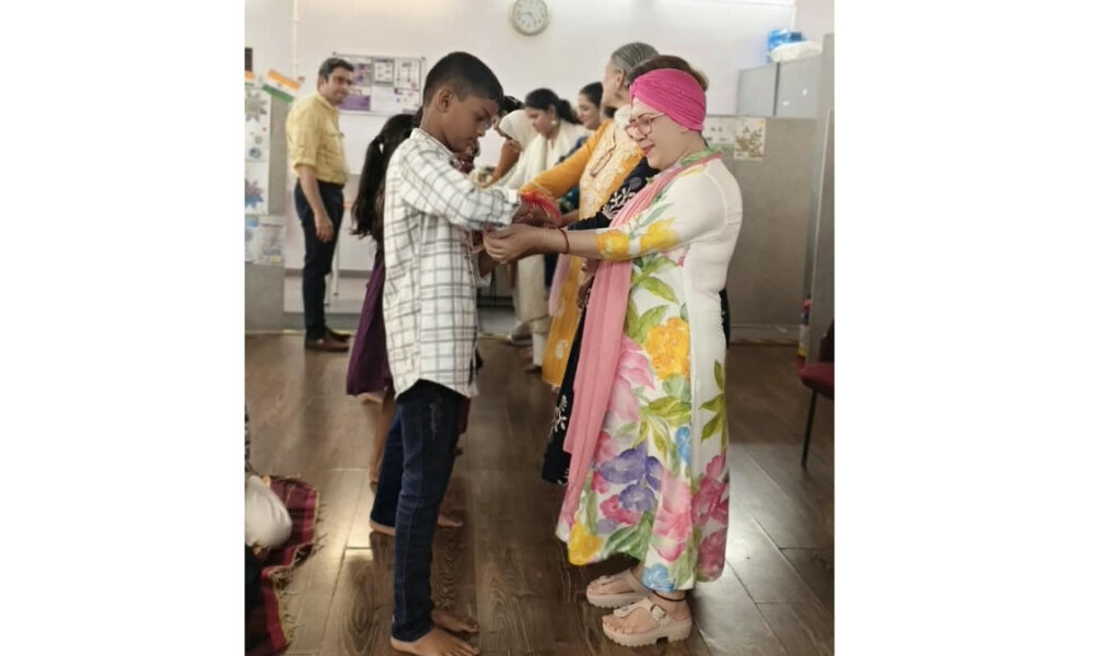Rakhi for the Protectors: Children of Meher Roshani Foundation SaathSHALA Mumbai Celebrate Raksha Bandhan by Honouring Security Personnel and Staff