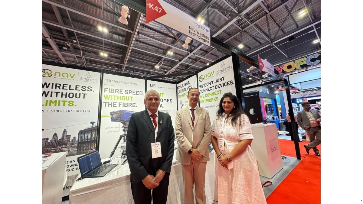 NavTech Highlights India-Developed Laser Communication Technology at Connected Britain 2026 NavTech Highlights India-Developed Laser Communication Technology at Connected Britain 2026