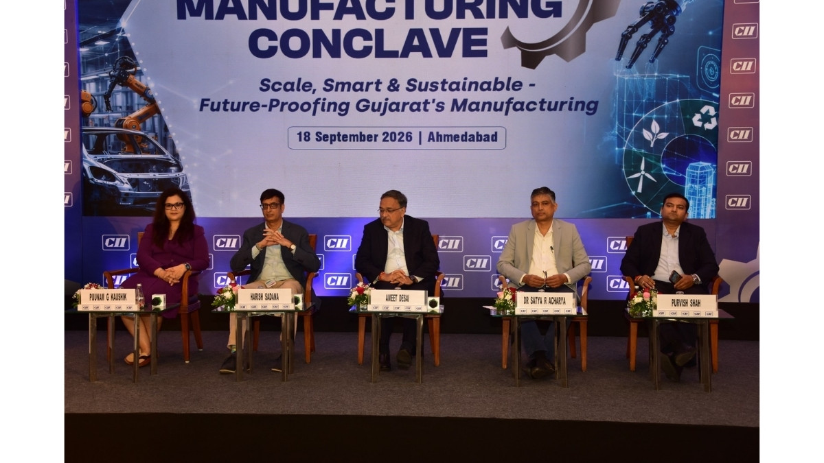 CII Gujarat’s 4th Manufacturing Conclave explores the future of smart, sustainable and globally competitive manufacturing CII Gujarat’s 4th Manufacturing Conclave explores the future of smart, sustainable and globally competitive manufacturing