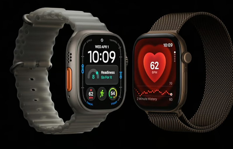 Apple Watch Ultra 4 (left) and the Watch Series 13.Credit: Apple